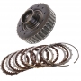 C3 Clutch Drum Toyota / Lexus AJA0E, AJA0F - 6 friction discs, 3564060010, 3561760080
