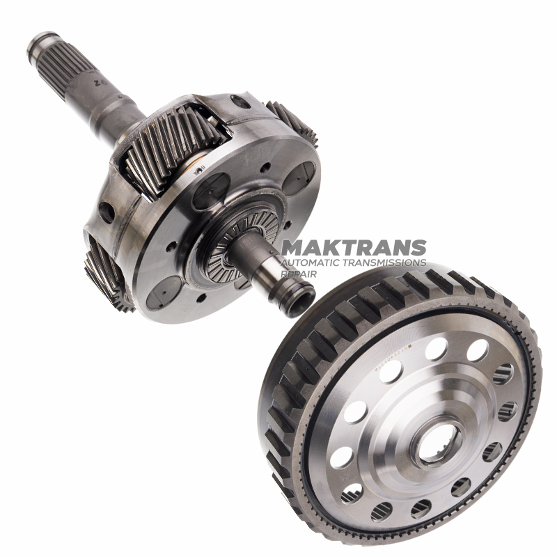 Rear planetary gear TOYOTA / LEXUS AJA0E, AJA0F - total shaft length 240 mm, 4 satellites (27 teeth), ring gear 82 teeth, 3576260050, 3576160070, 3576060170