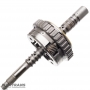 Input shaft, front planetary gear TOYOTA / LEXUS AJA0E, AJA0F - shaft length 387 mm, 4 satellites (20 teeth) / 4 satellites (21 teeth) x 4 satellites (20 teeth)