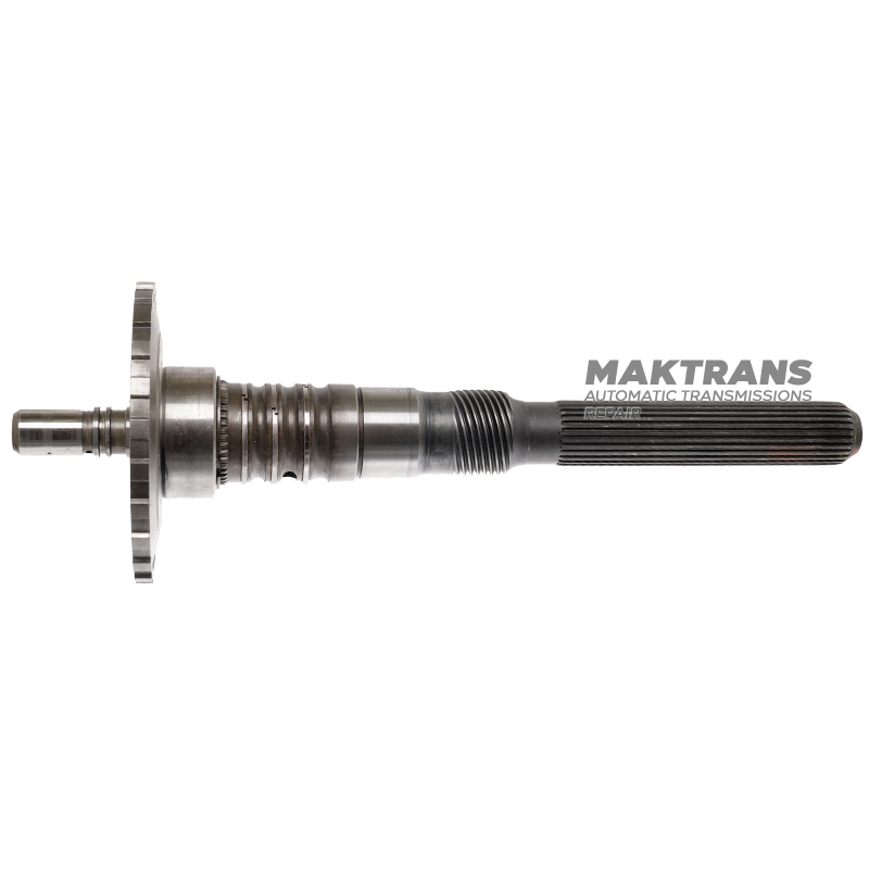 Output shaft 4R70W 4R75E 4R75W ( AOD, AODE, AODE-W) — total length 381 mm,28 splines, length of the splined part 137 mm