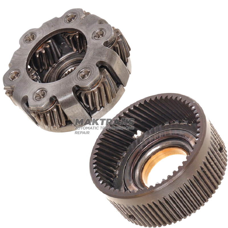 Planetary gear FORWARD FORD A4LD, 4R44E, 4R55E, 5R44E, 5R55E P90GT-7D055-ABR — 6 satellites (15 teeth per satellite, outer Ø 24.40 mm)