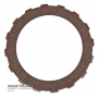 Friction disc (single-sided) for the JEEP NVG 245 transfer case — thickness 1.70 mm, inner Ø 97.20 mm, 16 teeth