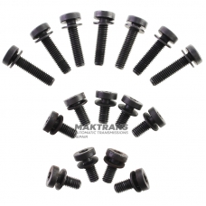 Oil Pump Mounting Bolt Kit for TOYOTA/LEXUS U660E, U660F, U760E - 9014860068, 9014860067 (16 bolts included)