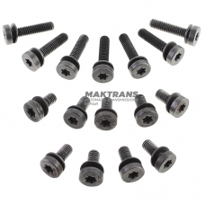 Oil Pump Mounting Bolt Kit for TOYOTA/LEXUS U660E, U660F, U760E - 9014860068, 9014860067 (16 bolts included)