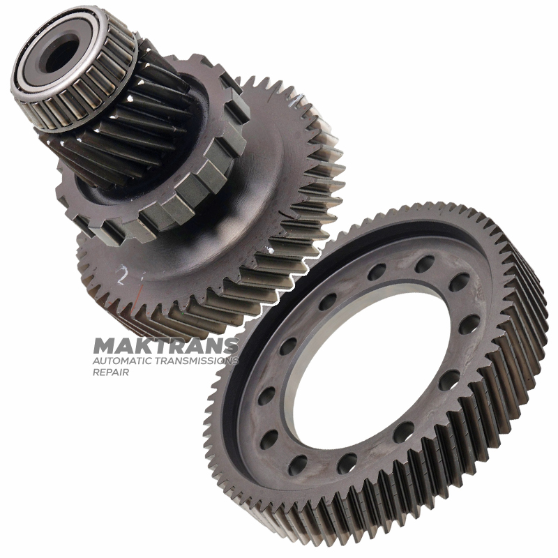 The main pair (21-70) of the JATCO JF613E differential is an intermediate shaft with 21-45 teeth, a differential gear with 70 teeth.
