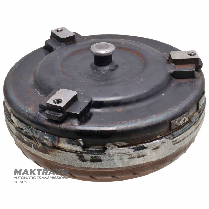 Reconditioned GM 5L40 torque converter with reinforced lock-up piston
