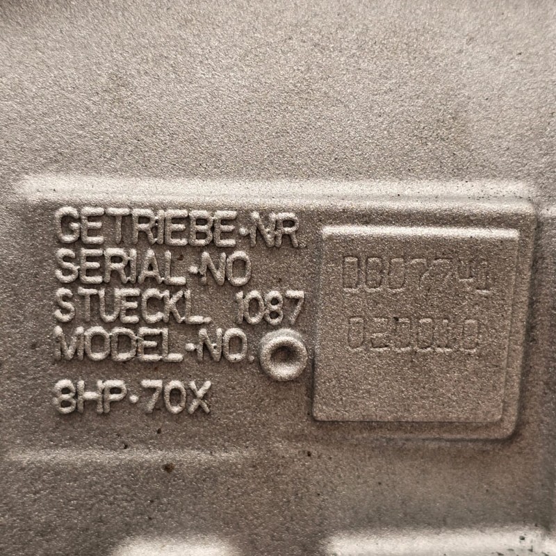 Reconditioned (road tested) ZF 8HP70, 8HP70X 4WD transmission — 1087020010, BMW X5 (E70) 30d xDrive 3.0 24V, 2008-2013