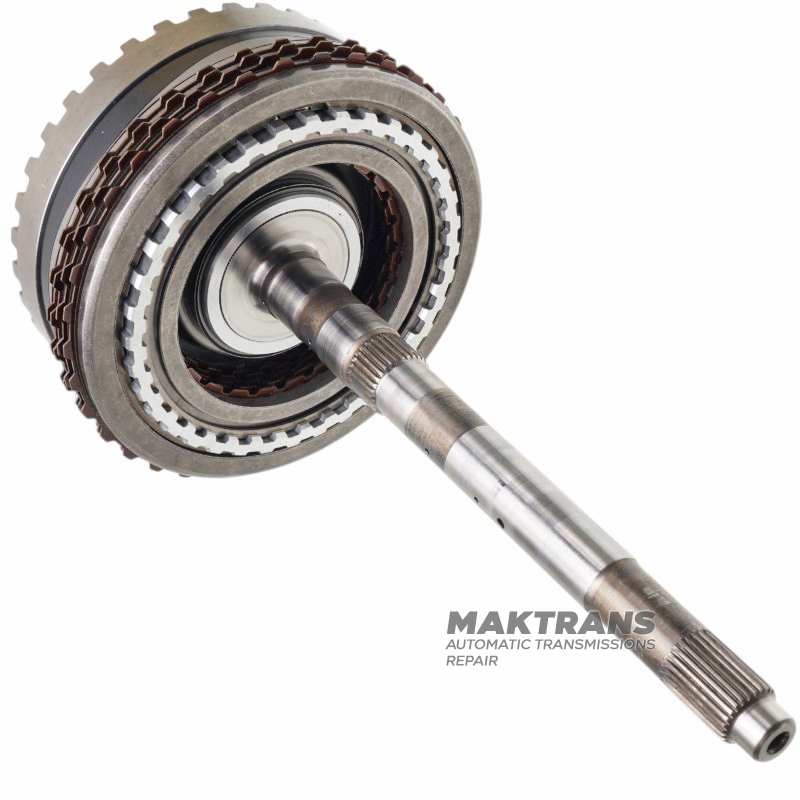 Input shaft, drum 3-5-R / 4-5-6 Clutch FORD 6F50, 6F55 / GM 6T70, 6T75 - complete with discs