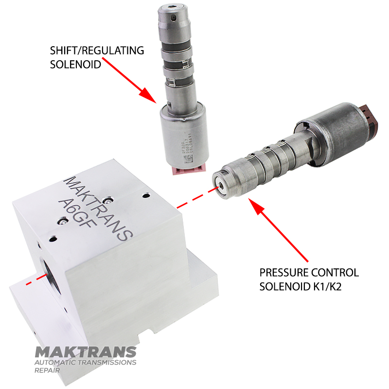 Adapter for testing solenoids A6GF1 NH NL, A8LR1 A8TR1 NH NL