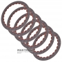 Set of friction discs FORD 6F50, 6F55 / GM 6T70E, 6T75E - 6 discs in a set (121×1.6x24T)