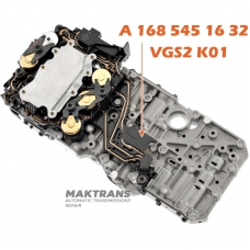 Valve body assembly with solenoids and electronic unit Mercedes-Benz 722.7 — VGS2 K01, A1685451632