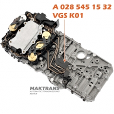 Valve body assembly with solenoids and electronic unit Mercedes-Benz 722.7 — VGS K01, A0285451532