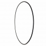 Rubber ring (flat section) for the Hyundai / KIA A6GF1 torque converter piston - 157 x 1.60