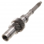 Input shaft K1 D8LF1 D8F48W 8-speed wet DCT - overall shaft length 344 mm, gears on shaft 23 teeth (ext. Ø 65.95 mm) | 14 teeth (ext. Ø 52.40 mm)