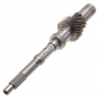 Input shaft K1 D8LF1 D8F48W 8-speed wet DCT - overall shaft length 344 mm, gears on shaft 23 teeth (ext. Ø 65.95 mm) | 14 teeth (ext. Ø 52.40 mm)