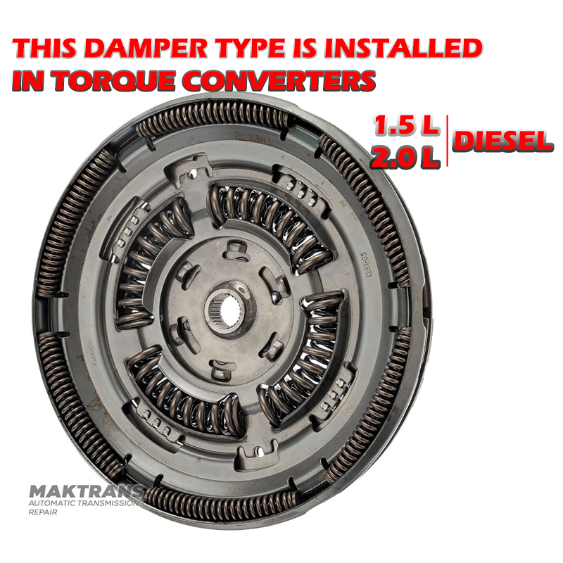 Repaired (road tested) torque converter FORD 8F40 - 2.0 DIESEL, external pilot diameter 35 mm