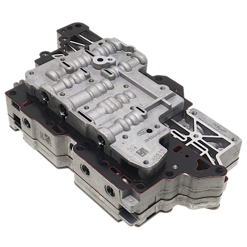 Valve body (without solenoid block) FORD 6F50, 6F55 — used, untested, 7T4P-7A101-AC, 7T4P-7A092-AC, 7T4P-7H195-AF