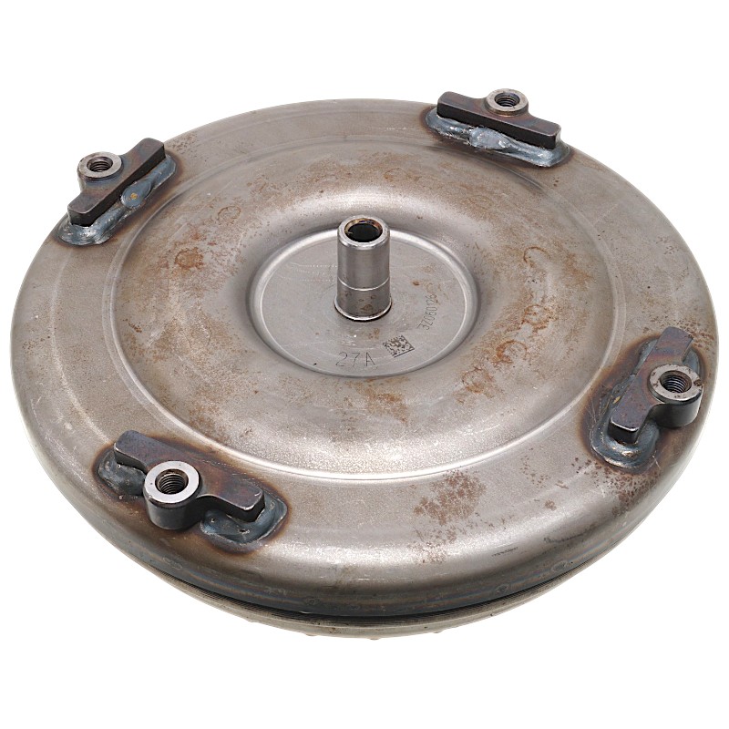 Refurbished JATCO JF016E RE0F10D torque converter, CVT8 - marking 27A, pilot height 37 mm (ext. Ø 20 mm), 4 mounting holes