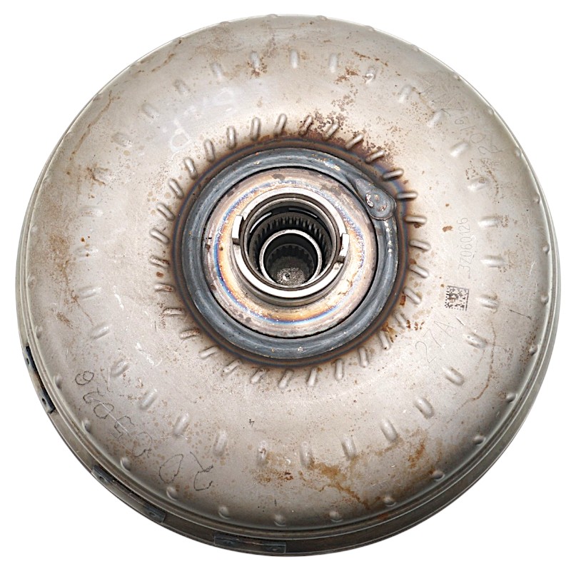 Refurbished JATCO JF016E RE0F10D torque converter, CVT8 - marking 27A, pilot height 37 mm (ext. Ø 20 mm), 4 mounting holes