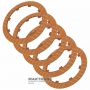 Input Clutch Friction Disc Set (2nd Design) Daihatsu Mini - 1.65mm Thickness, 83mm Outer Diameter, 38 Teeth, Alto USA 127700