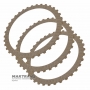 Center Support Friction Disc Set (late external spline) Daihatsu Mini - 1.60mm thick, 96.25mm inner diameter, 35 teeth, Alto USA 127704A155