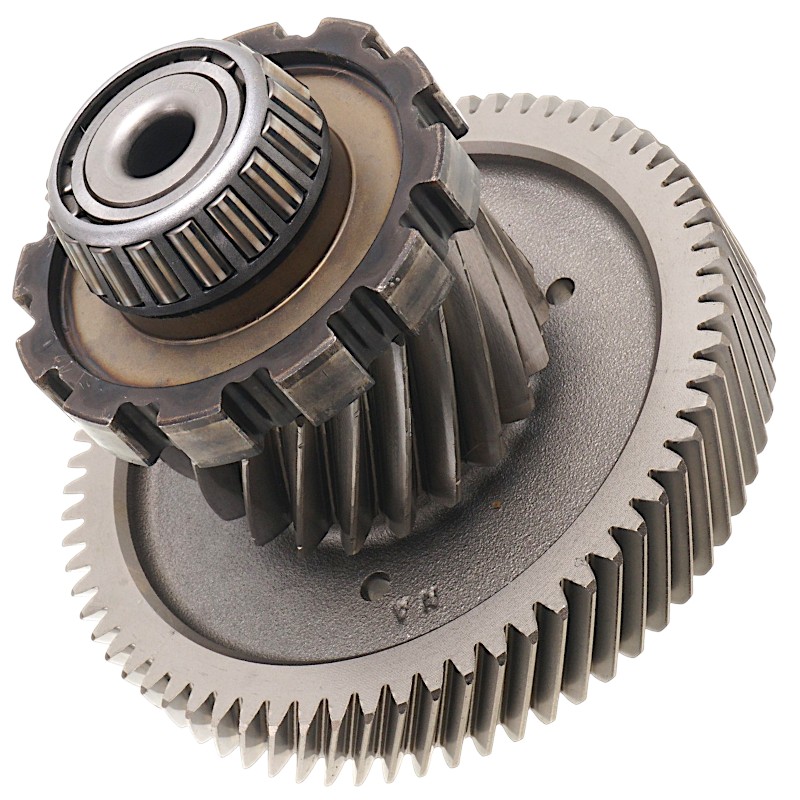 Intermediate shaft of differential FORD 6F50N, 6F55N, 8F57 — 21 teeth (2 notches, outer Ø 85.90 mm), 68 teeth (outer Ø 164.40 mm, width 26.65 mm)
