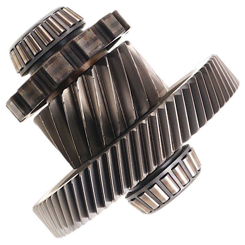 Intermediate shaft of differential FORD 6F50N, 6F55N, 8F57 — 21 teeth (2 notches, outer Ø 85.90 mm), 68 teeth (outer Ø 164.40 mm, width 26.65 mm)