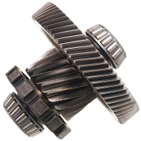 Intermediate shaft of differential FORD 6F50N, 6F55N, 8F57 — 19 teeth (4 notches, outer Ø 78.55 mm), 68 teeth (outer Ø 164.40 mm, width 26.65 mm), AA5P-7H348-CC