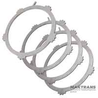Set of ground steel discs 2-6 Clutch FORD 6F50, 6F55 / GM 6T70, 6T75 - 3 steel discs (thickness 2.95 mm), 1 support disc (thickness 6.25 mm)
