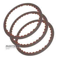 Set of friction discs 2-6 Clutch FORD 6F50, 6F55 / GM 6T70, 6T75 - 3 friction discs in a set (thickness 1.65 mm, outer Ø 209.15 mm, 33 teeth), 27264337