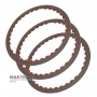 Set of friction discs 2-6 Clutch FORD 6F50, 6F55 / GM 6T70, 6T75 - 3 friction discs in a set (thickness 1.65 mm, outer Ø 209.15 mm, 33 teeth), 27264337