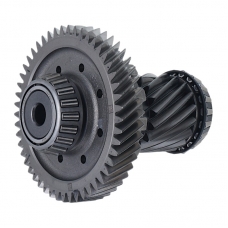 Intermediate shaft of differential A6GF1 (Gen2) — 49 teeth (ext. Ø 123 mm, 1 notch) / 17 teeth, (ext. Ø 60 mm, 3 notches), 4572026011, 4572226010 (plastic bearing separator)