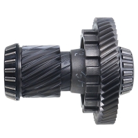 Intermediate shaft of differential A6GF1 (Gen2) — 49 teeth (ext. Ø 123 mm, 1 notch) / 17 teeth, (ext. Ø 60 mm, 3 notches), 4572026011, 4572226010 (plastic bearing separator)