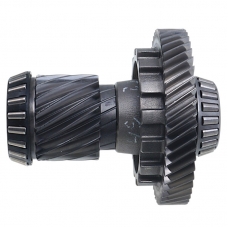 Intermediate shaft of differential A6GF1 (Gen2) — 49 teeth (ext. Ø 123 mm, 1 notch) / 17 teeth, (ext. Ø 60 mm, 3 notches), 4572026011, 4572226010 (plastic bearing separator)