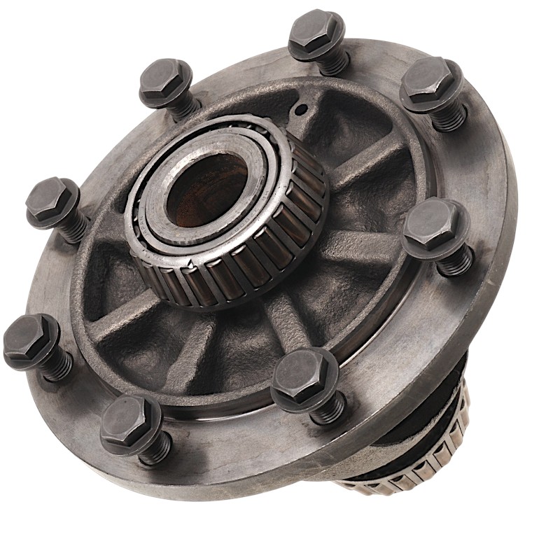 Differential (2WD) RE4F03A — overall height 143 mm, inner diameter under axle shaft 27 mm (25 splines under axle shaft)