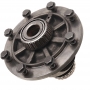 Differential (2WD) RE4F03A — overall height 143 mm, inner diameter under axle shaft 27 mm (25 splines under axle shaft)