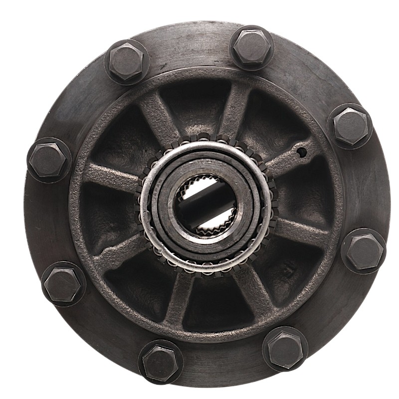 Differential (2WD) RE4F03A — overall height 143 mm, inner diameter under axle shaft 27 mm (25 splines under axle shaft)