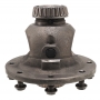 Differential (2WD) RE4F03A — overall height 143 mm, inner diameter under axle shaft 27 mm (25 splines under axle shaft)