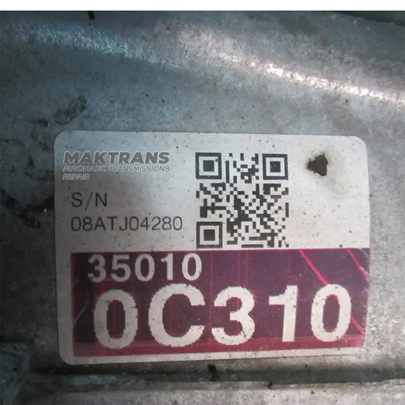 Automatic transmission assembly (used, untested) Toyota AB60 (4WD) — 35010-0C310