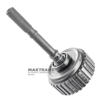 Output shaft, Transfer Clutch drum (without discs) SUBARU CVT TR580 - 33123AA350, overall height 265 mm, 24 splines (outer Ø of splined part 24.65 mm)