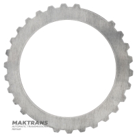 Steel disc (restored shagreen) NTERMEDIATE Clutch FORD E4OD, 4R100 - thickness 2.85 mm, inner Ø 157.45 mm, 26 teeth