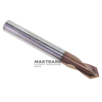 Solid carbide drill D6*90° *50L*2T (with a sharpening angle of 90°)