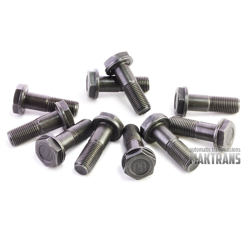 Bolt kit [M6] for mounting differential helical gear Hyundai  KIA 458333B000  [10 pcs in the kit, total bolt length 44.80 mm]
