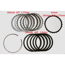 Steel and friction plate kit  DSI M11 Diesel 10-up