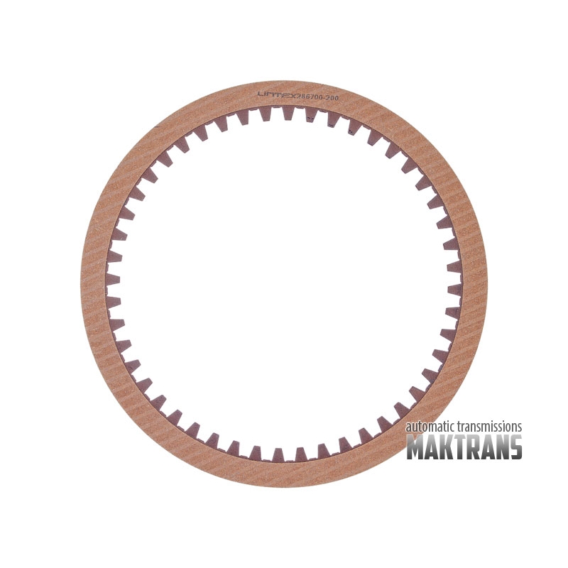 Friction plate  B1 AW TR-60SN 09D 04-up 195mm 48T 2mm 286700-200 185700-200