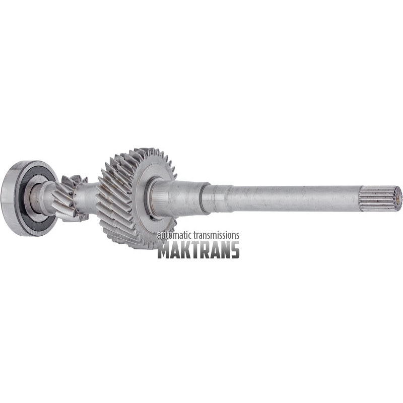 Input shaft №1 w/ bearing (19 splines 11/29/35 teeth), automatic transmission DCT450 (MPS6) 07-up used