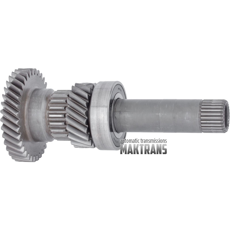 Input shaft №2 w/ bearing (28 splines 20/35 teeth height 203 mm), automatic transmission DCT450 (MPS6) 07-up used