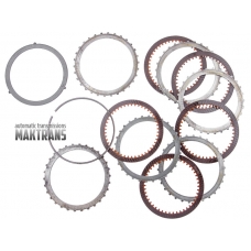 Set of steel and friction plates B3 Brake Clutch 722.6 1402720625 1402721826  5 friction discs