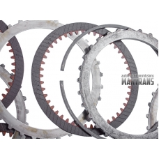 Set of steel and friction plates B3 Brake Clutch 722.6 1402720625 1402721826  5 friction discs
