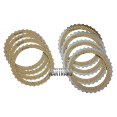 Friction plate kit DCT450 (MPS6) DCT470 (SPS6) 08-up O-FDK-6DCT450